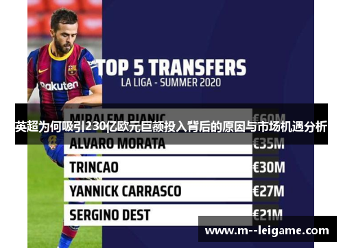 英超为何吸引230亿欧元巨额投入背后的原因与市场机遇分析